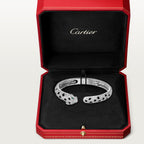 Bracelet Panthère de Cartier, moyen modèle, pavé