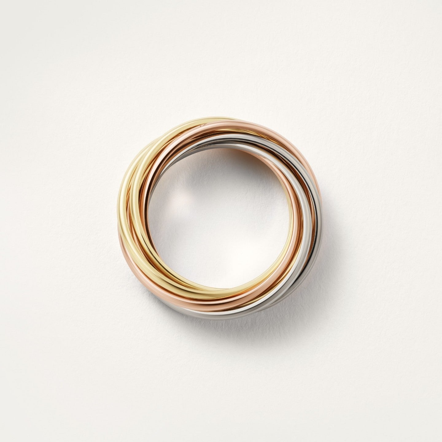 Bague Trinity, sept rangs