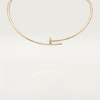 Collier Torque Juste un Clou, petit modèle, diamants