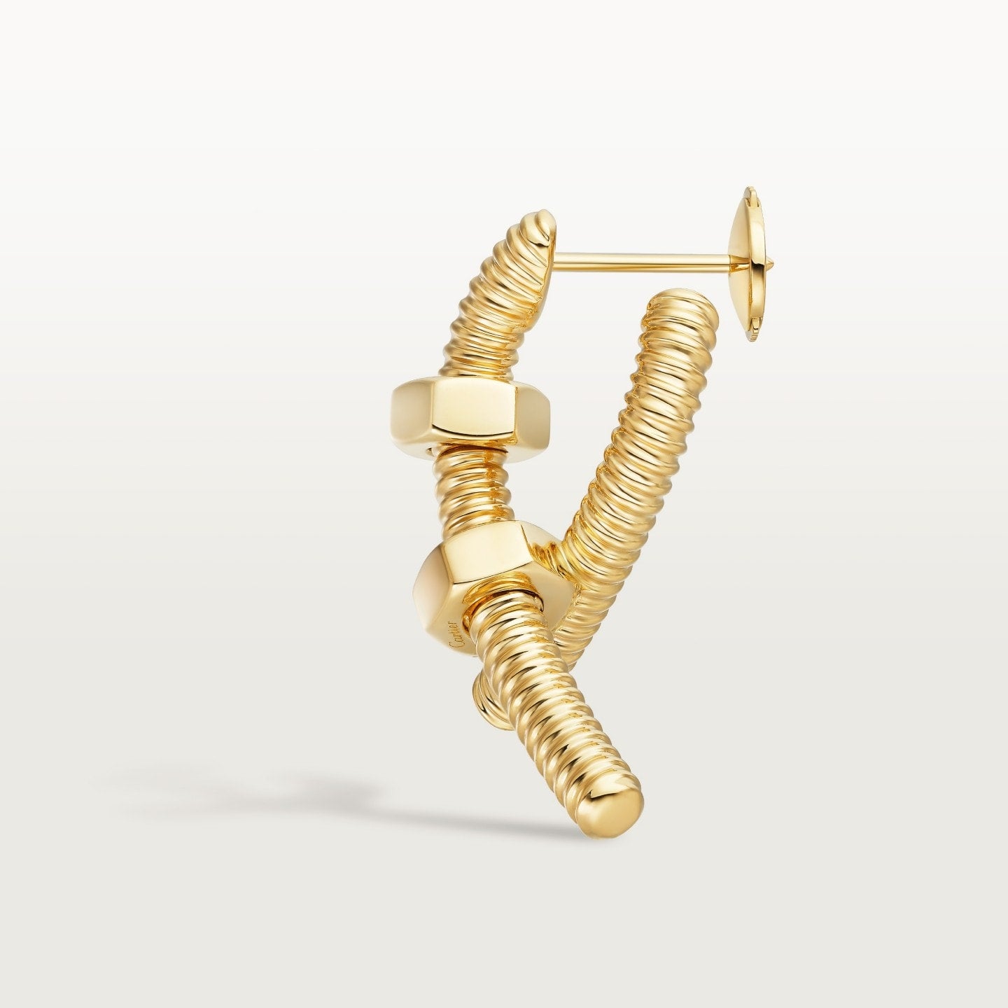 Mono boucle d'oreille gauche Ecrou de Cartier