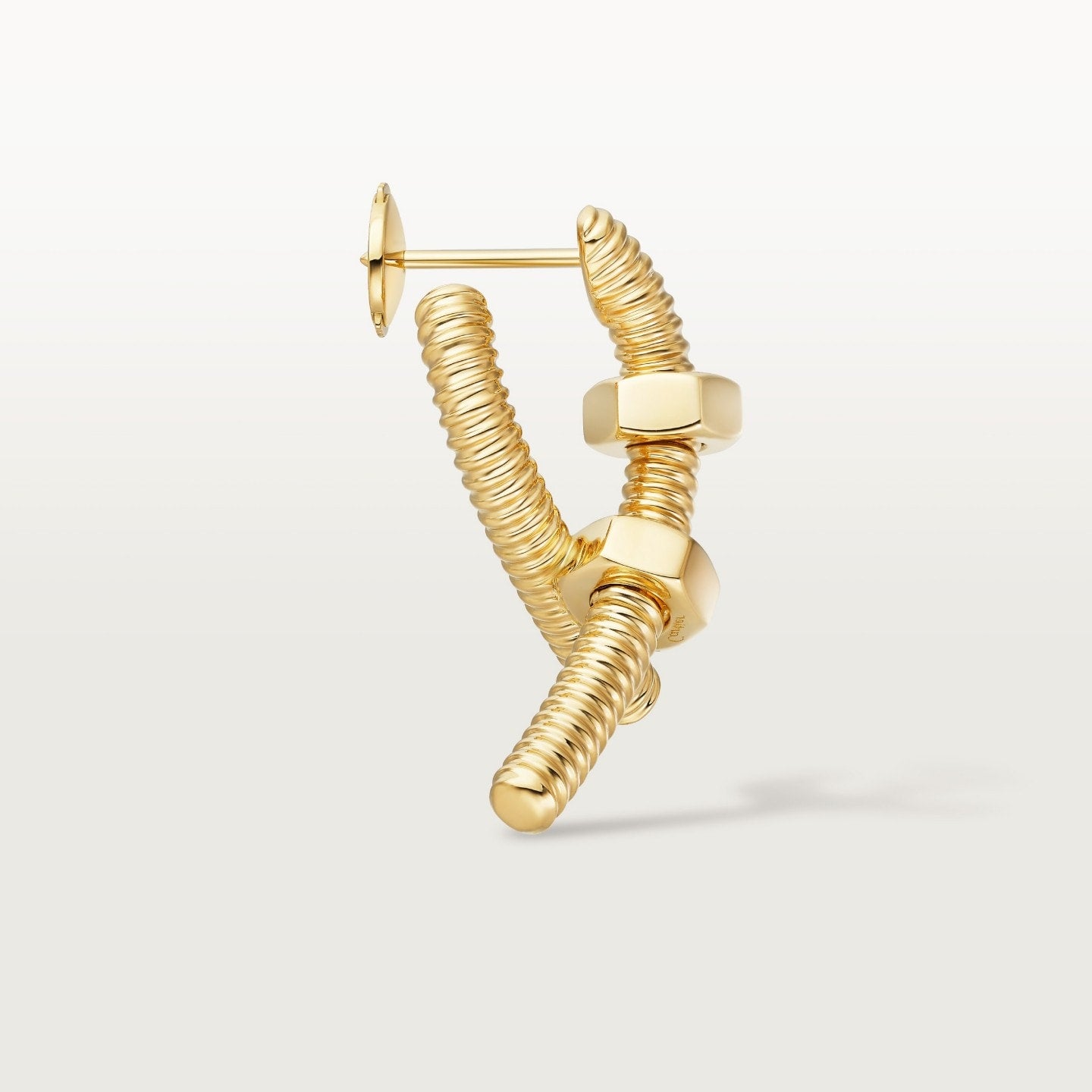 Mono boucle d'oreille droite Ecrou de Cartier