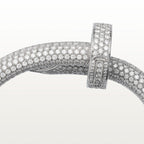 Bracelet Juste un Clou, modèle extra-large, pavé