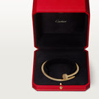 Bracelet Juste un Clou, modèle classique, semi-pavé