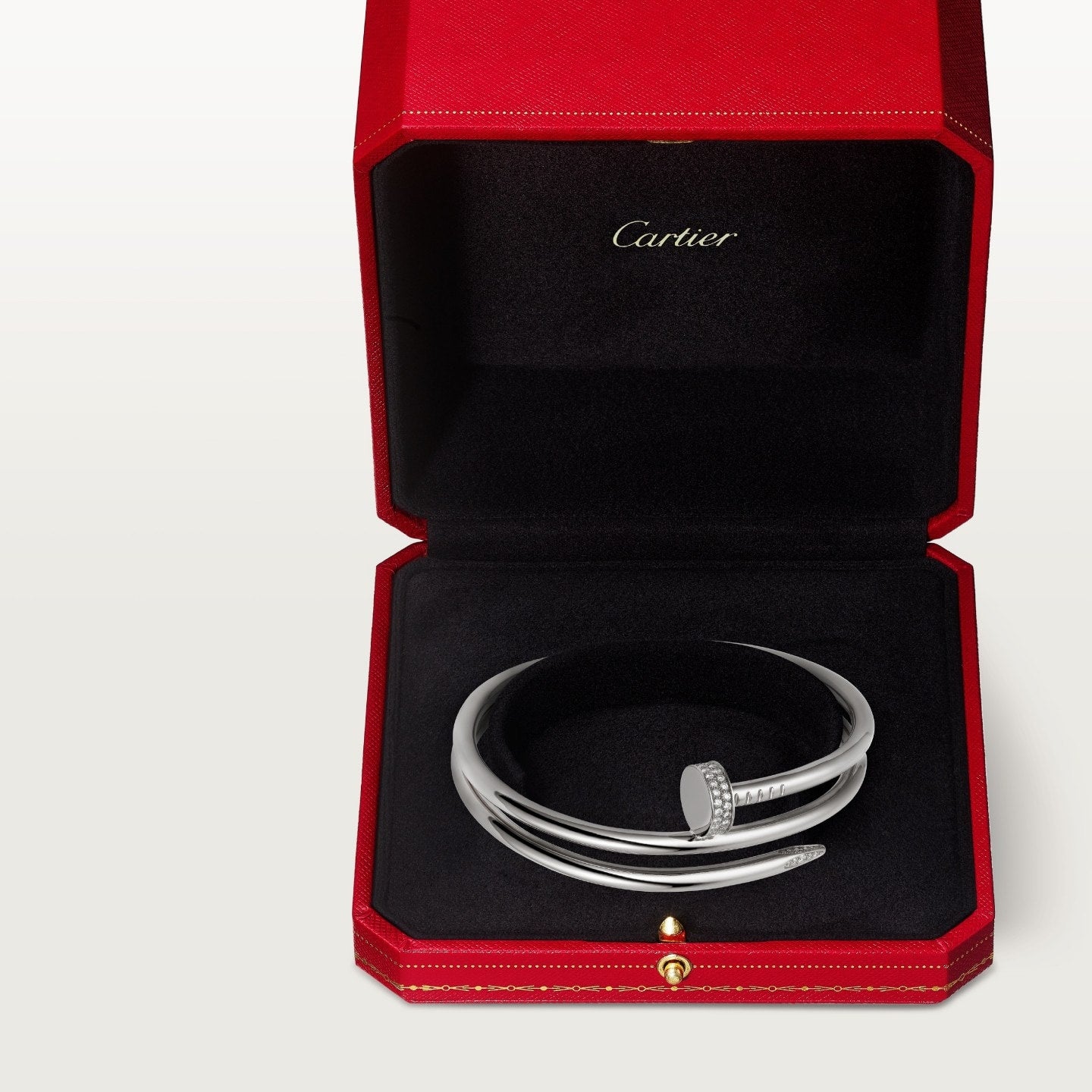 Bracelet Juste un Clou, double, diamants
