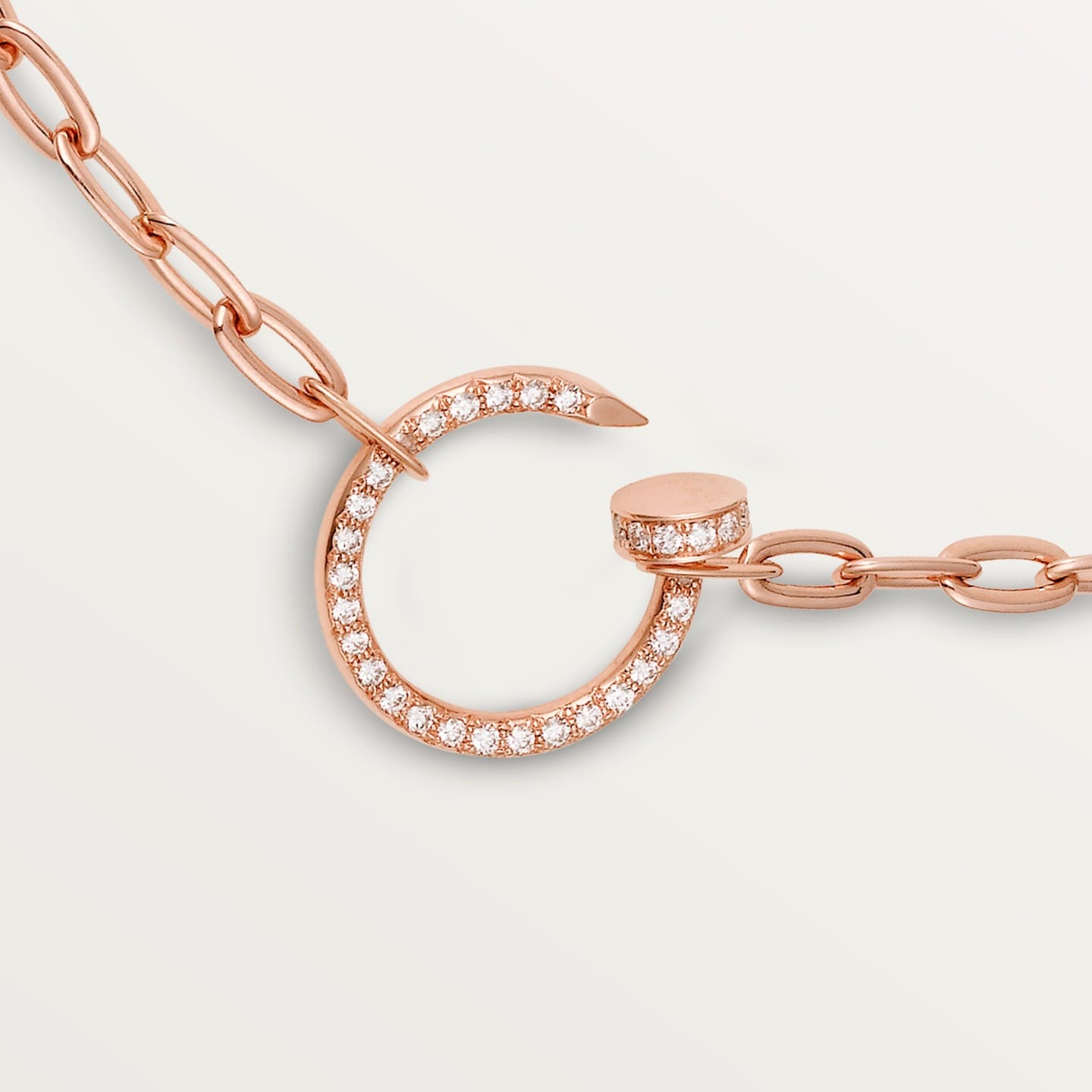 Collier Juste un Clou, pavé