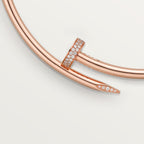 Collier Torque Juste un Clou, modèle classique, diamants