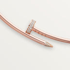 Collier Torque Juste un Clou, petit modèle, diamants