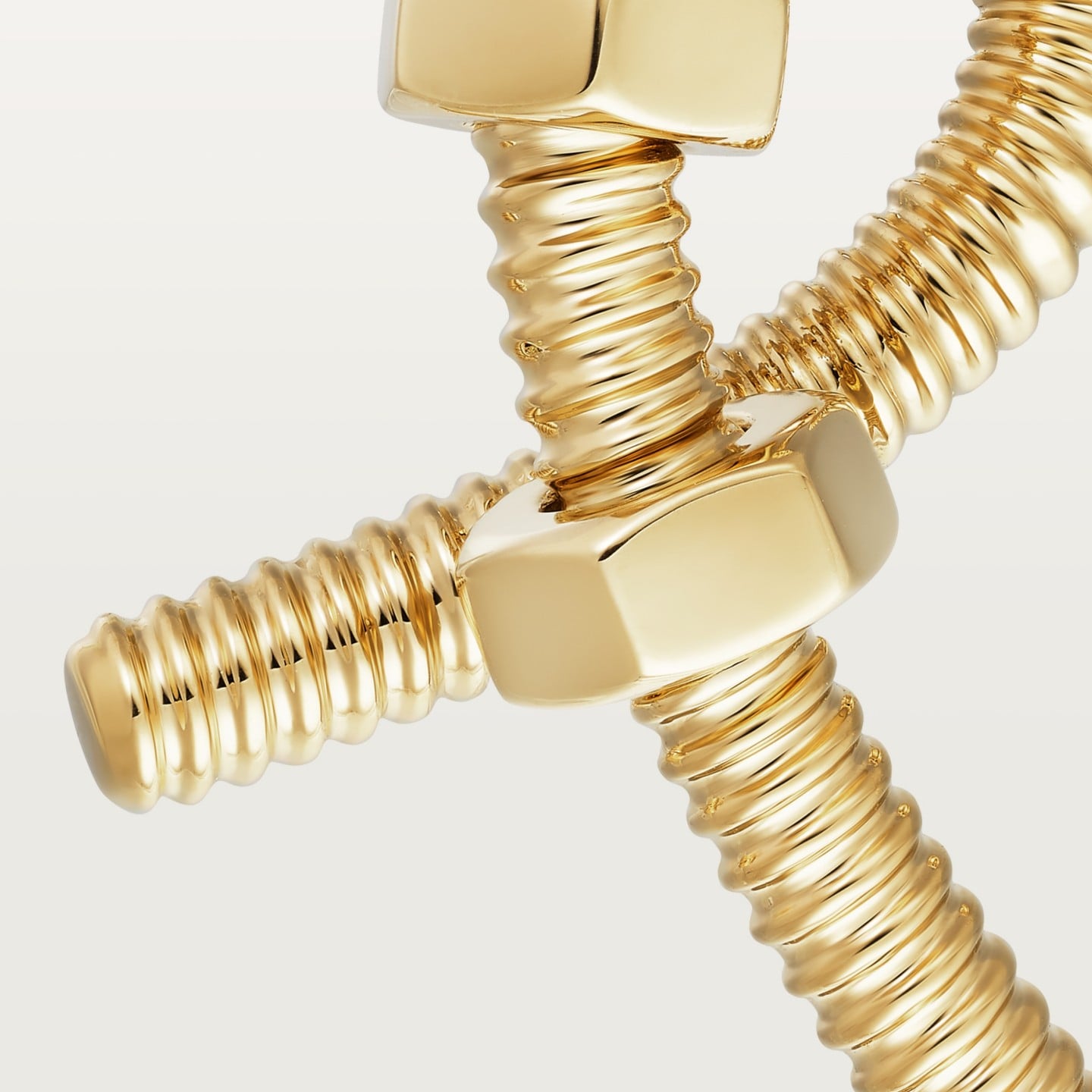 Mono boucle d'oreille gauche Ecrou de Cartier