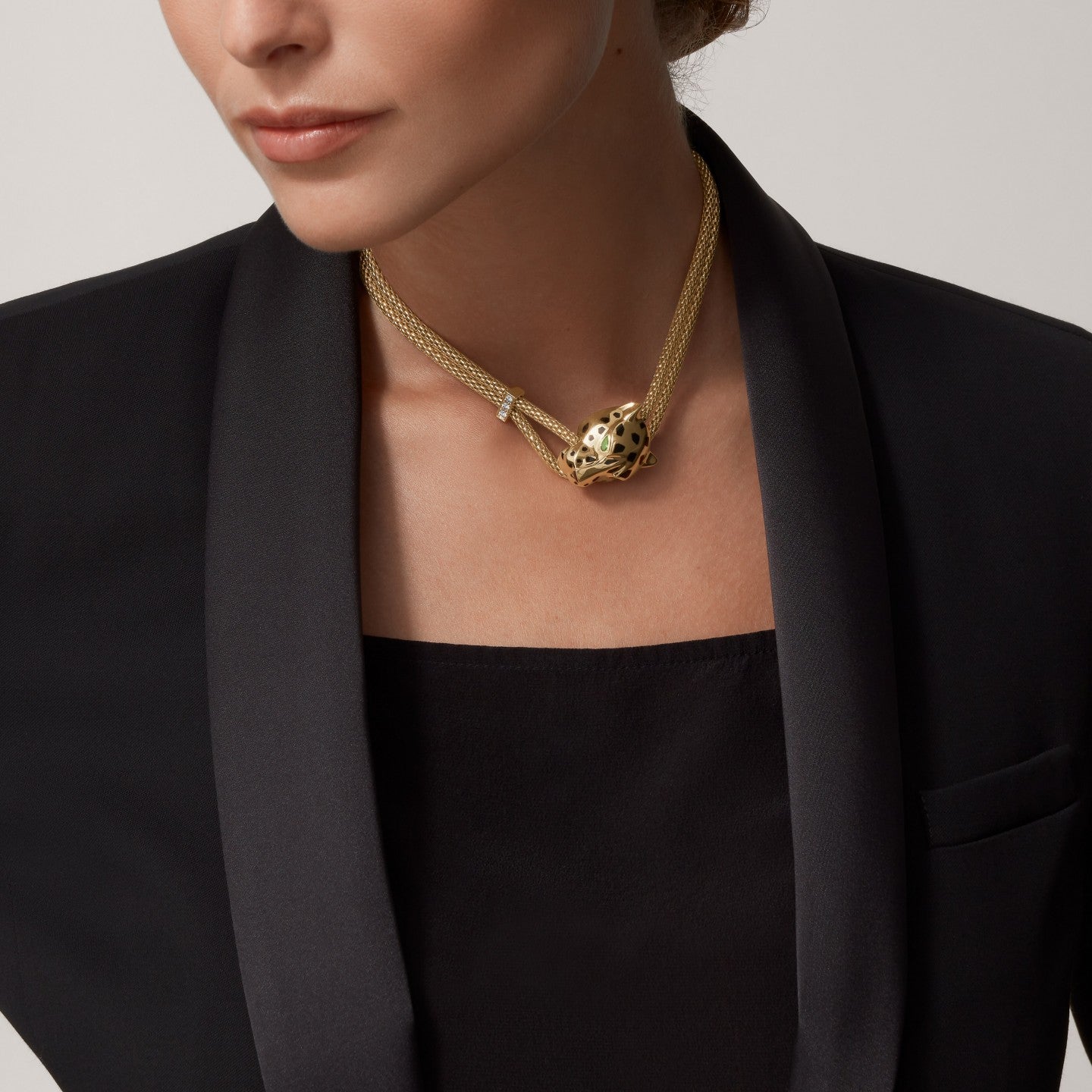 Collier Panthère de Cartier, pavé