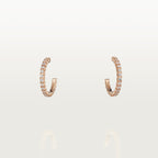 Créoles Etincelle de Cartier, petit modèle, pavées