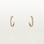 Créoles Etincelle de Cartier, petit modèle, pavées