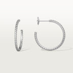 Créoles Etincelle de Cartier, moyen modèle, pavées