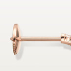 Créoles Etincelle de Cartier, petit modèle, pavées