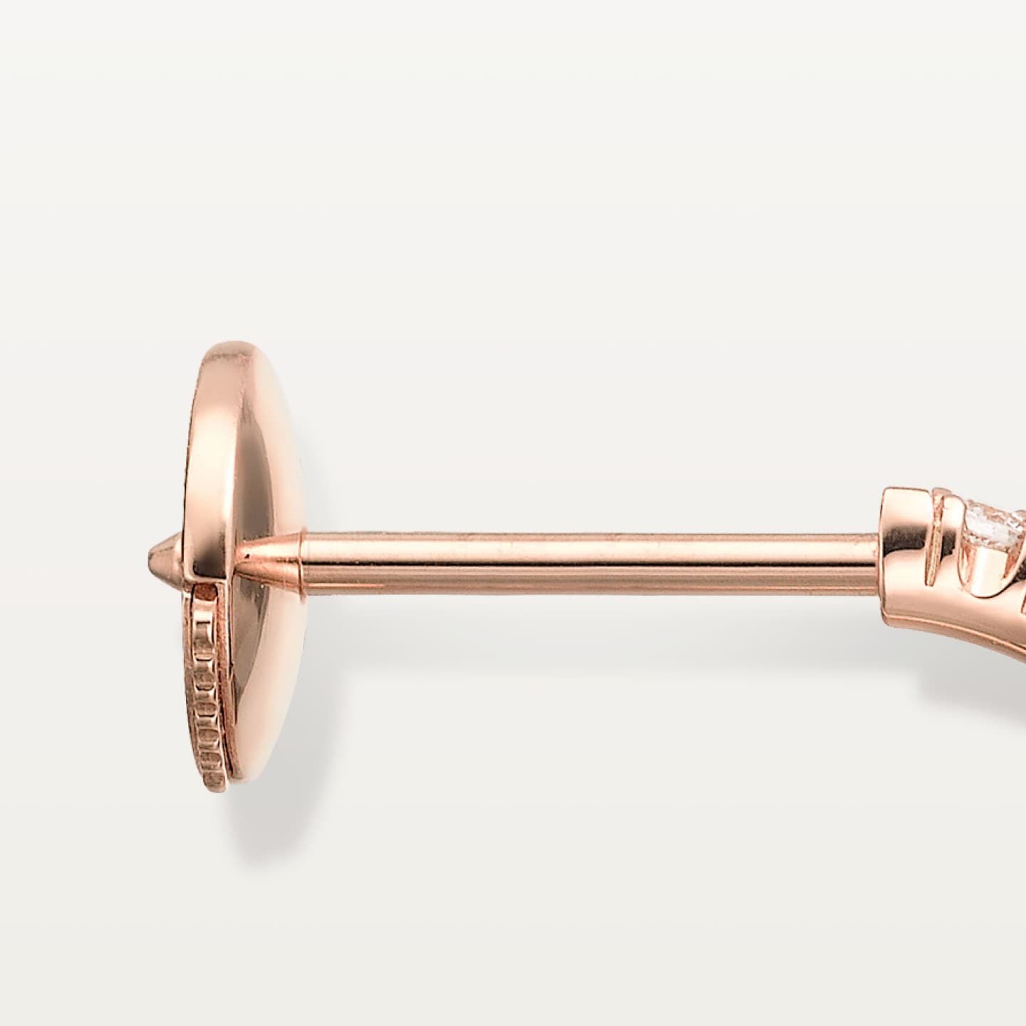 Créoles Etincelle de Cartier, petit modèle, pavées