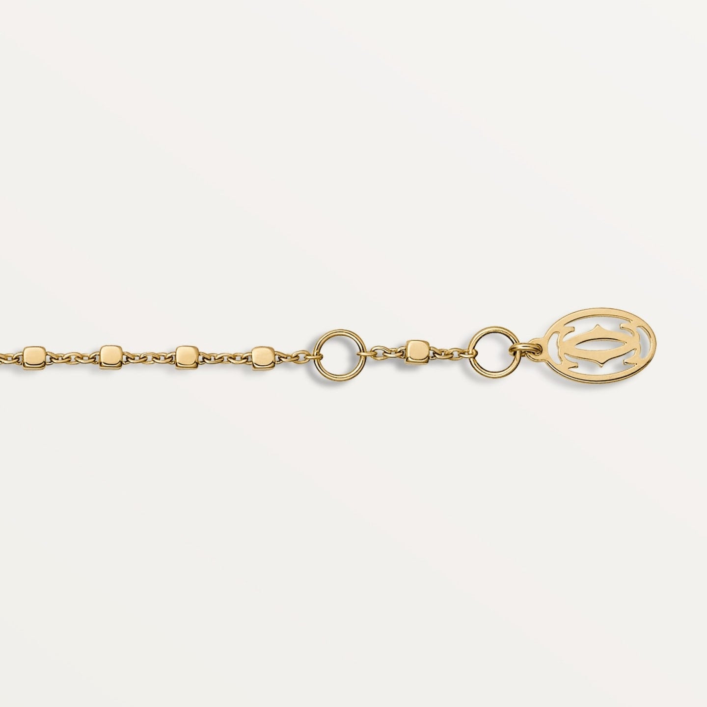 Bracelet Panthère de Cartier, sur chaine, diamants