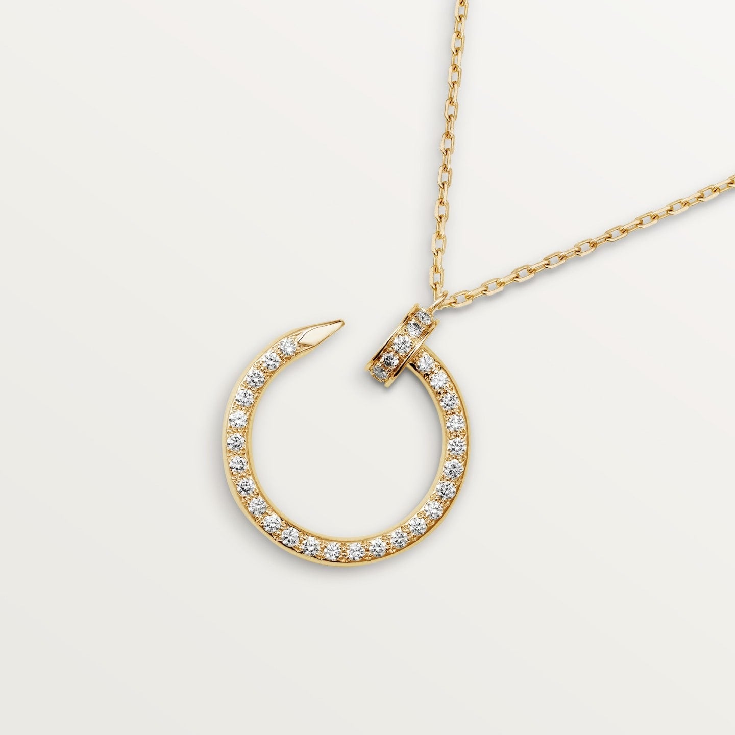 Pendentif Juste un Clou, diamants