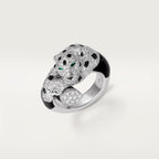 Bague Panthère de Cartier, onyx, pavée