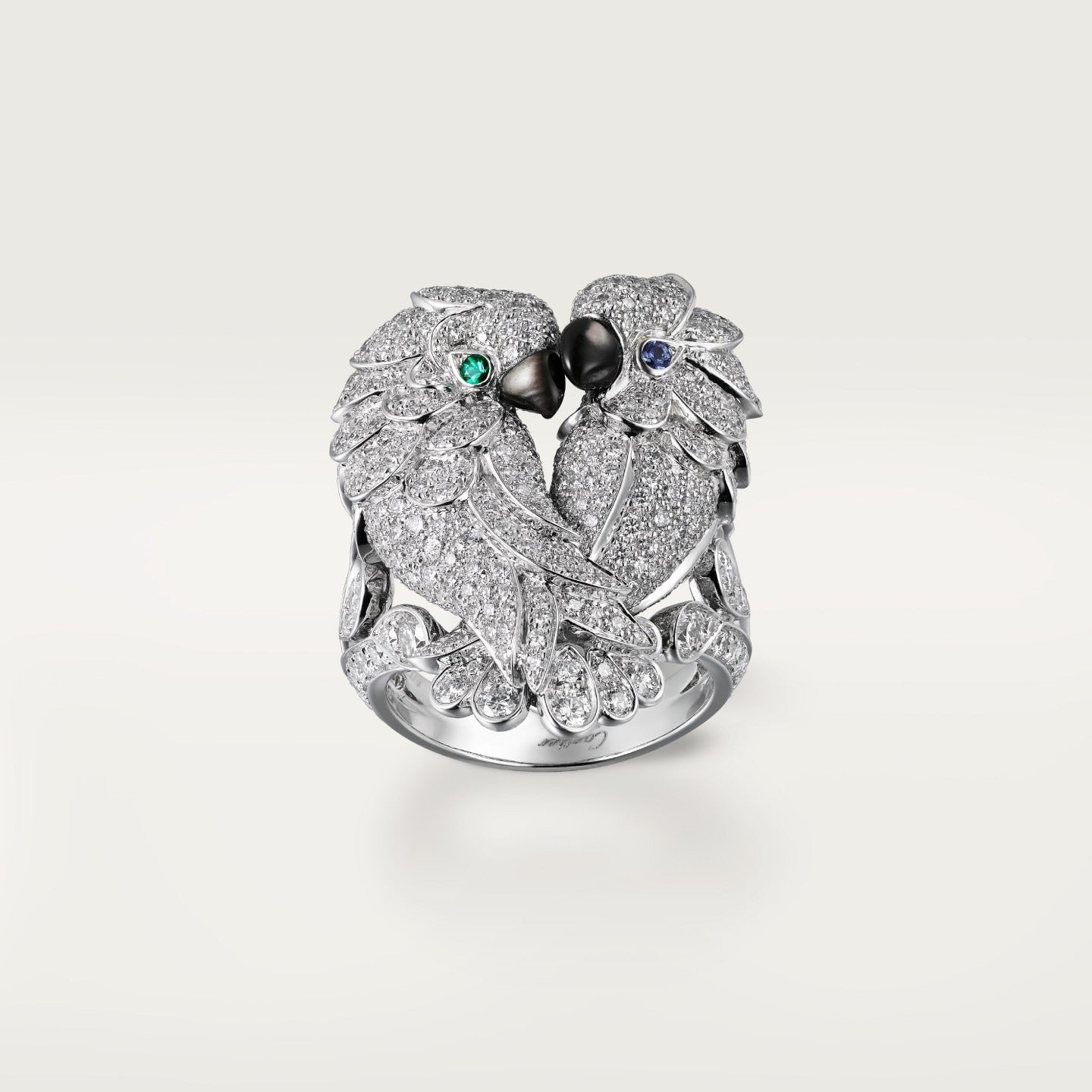 Bague Faune et Flore de Cartier, pavée