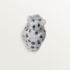 Bague Panthère de Cartier, saphir, pavée