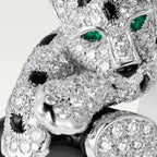 Bague Panthère de Cartier, onyx, pavée