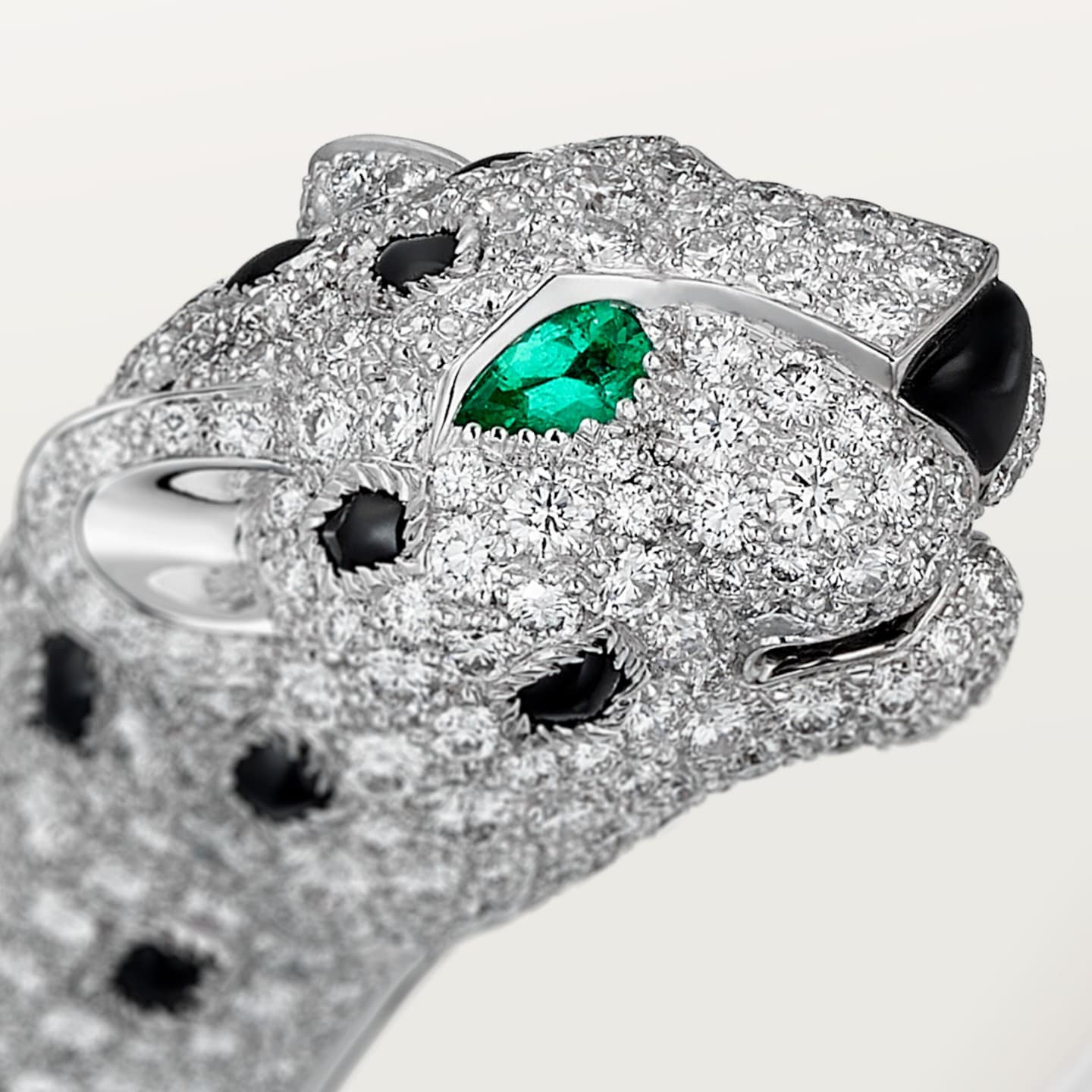 Bracelet Panthère de Cartier, pavé