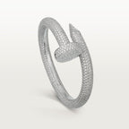 Bracelet Juste un Clou, modèle extra-large, pavé