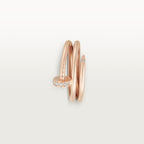 Bague Juste un Clou, double, diamants