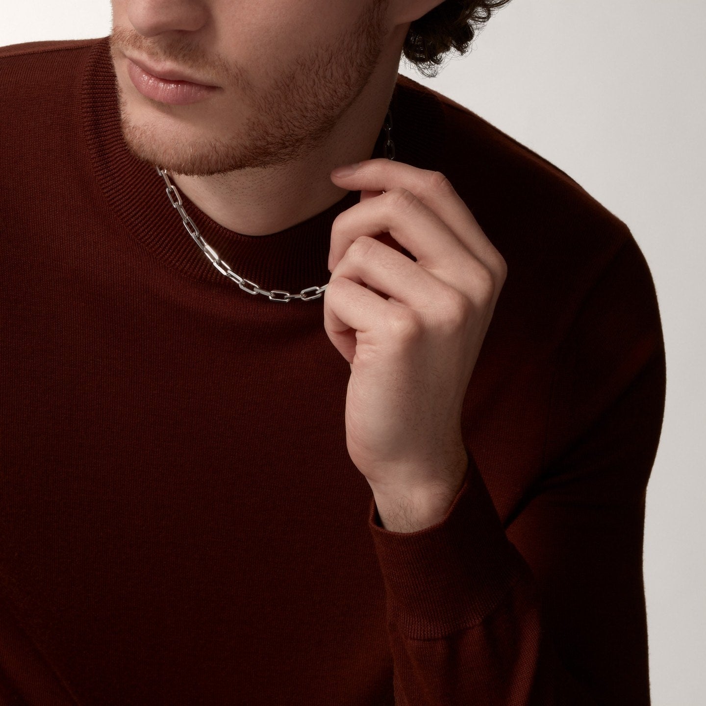 Collier Santos de Cartier, chaîne, moyen modèle