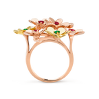 Bague Frivole, 8 fleurs