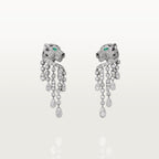 Boucles d'oreilles Panthère de Cartier, grand modèle, pavées