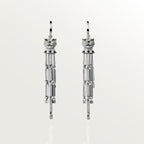 Boucles d'oreilles Panthère de Cartier, petit modèle, pavées