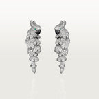 Boucles d'oreilles Faune et Flore de Cartier, pavées