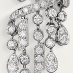 Boucles d'oreilles Panthère de Cartier, grand modèle, pavées