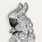 Boucles d'oreilles Faune et Flore de Cartier, pavées
