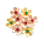 Bague Frivole, 8 fleurs
