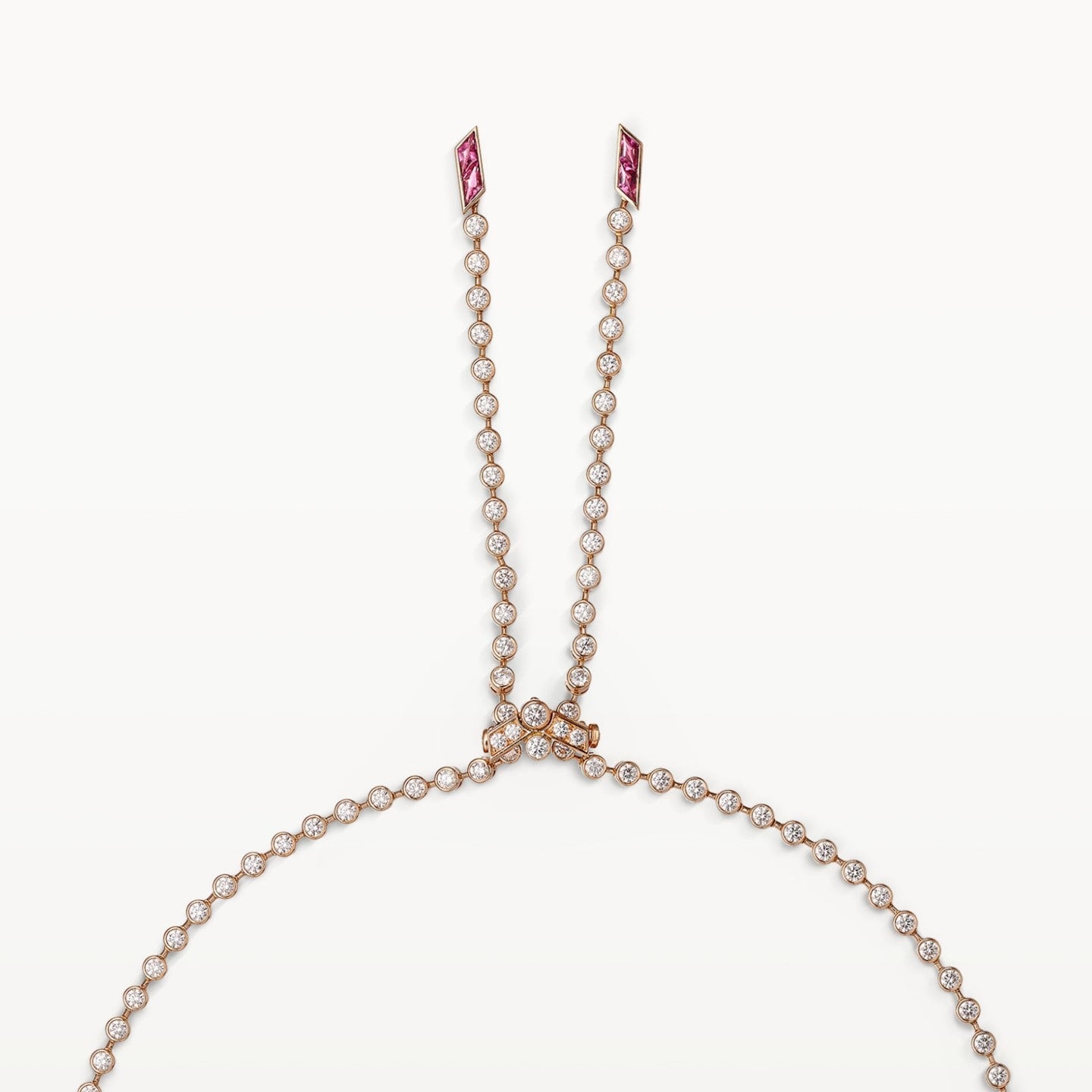 Sautoir Panthère de Cartier, rubellite, grand modèle, pavé