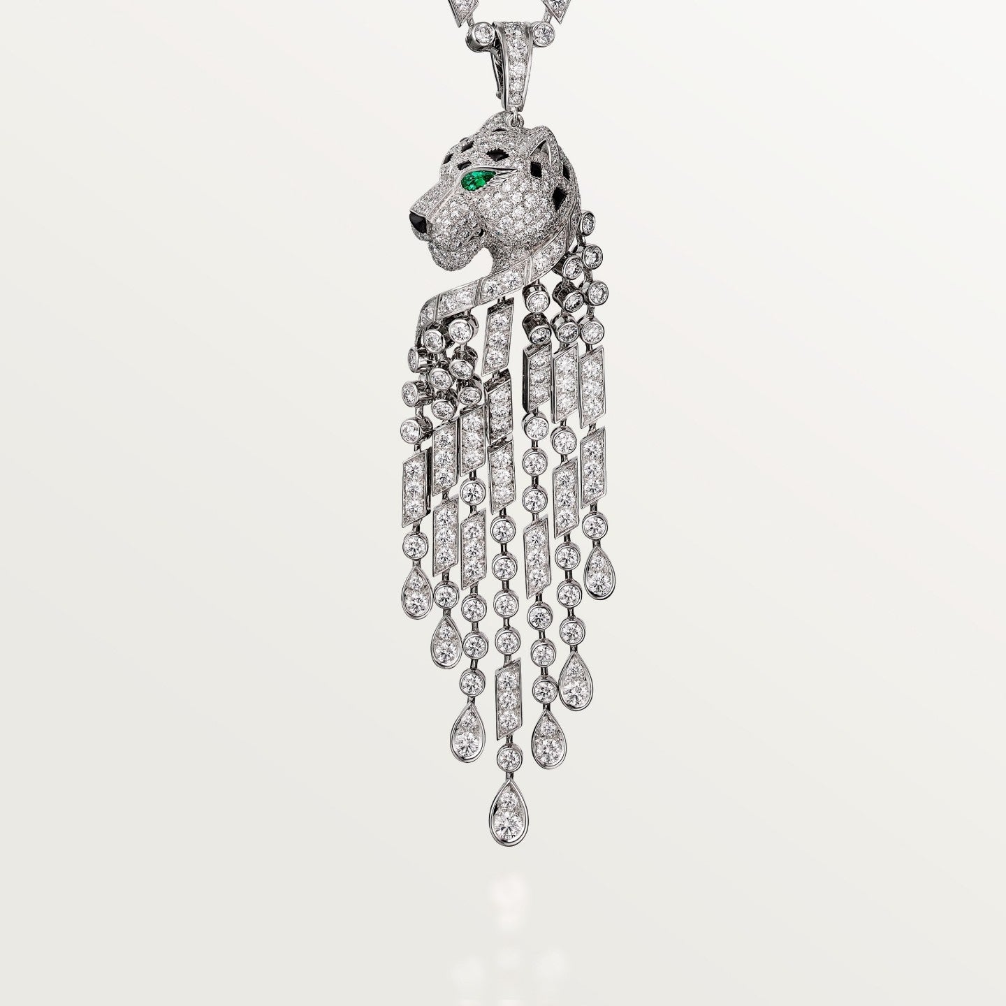 Sautoir Panthère de Cartier, grand modèle, pavé