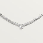 Collier Lignes Essentielles, diamants taille brillant