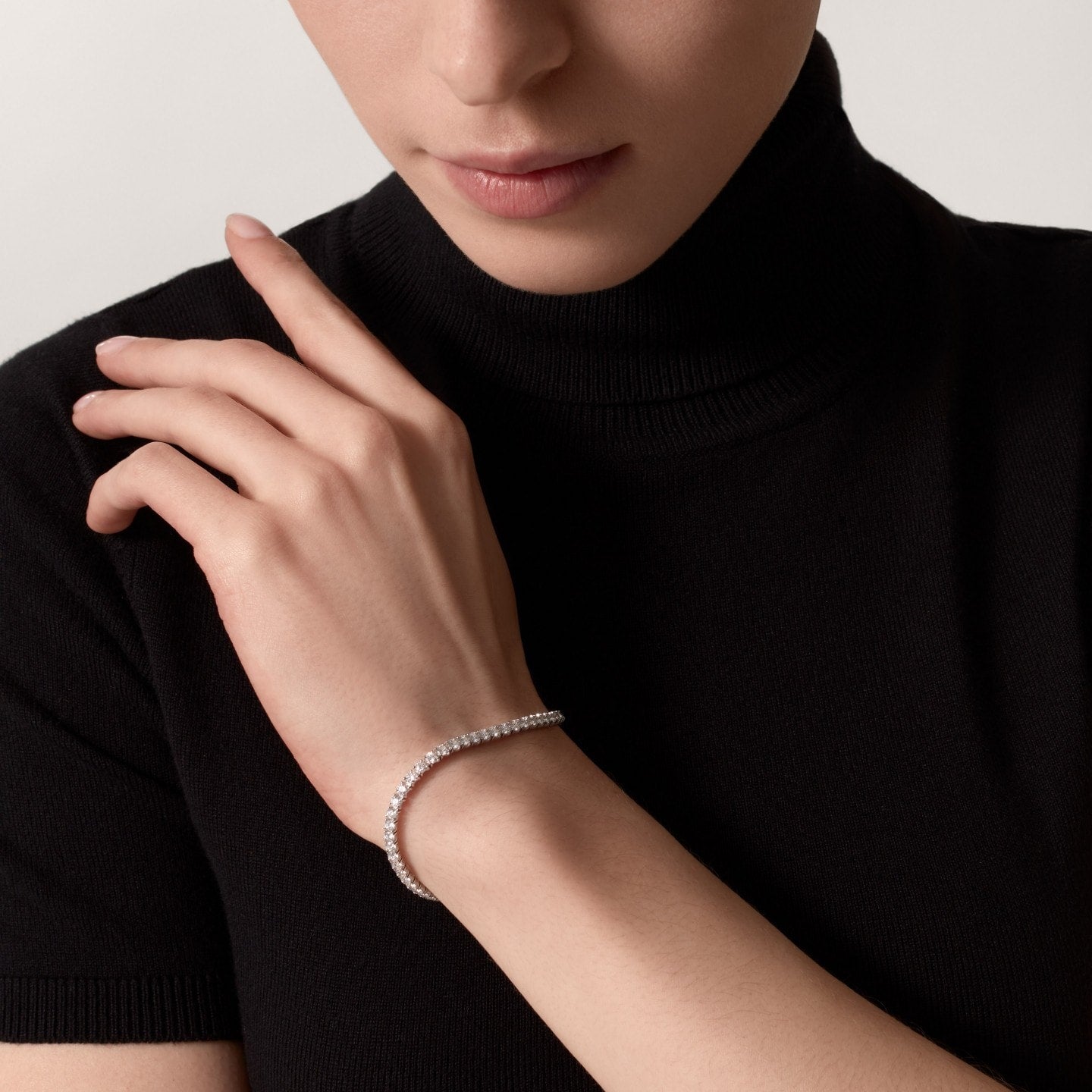 Bracelet Lignes Essentielles, diamants taille brillant