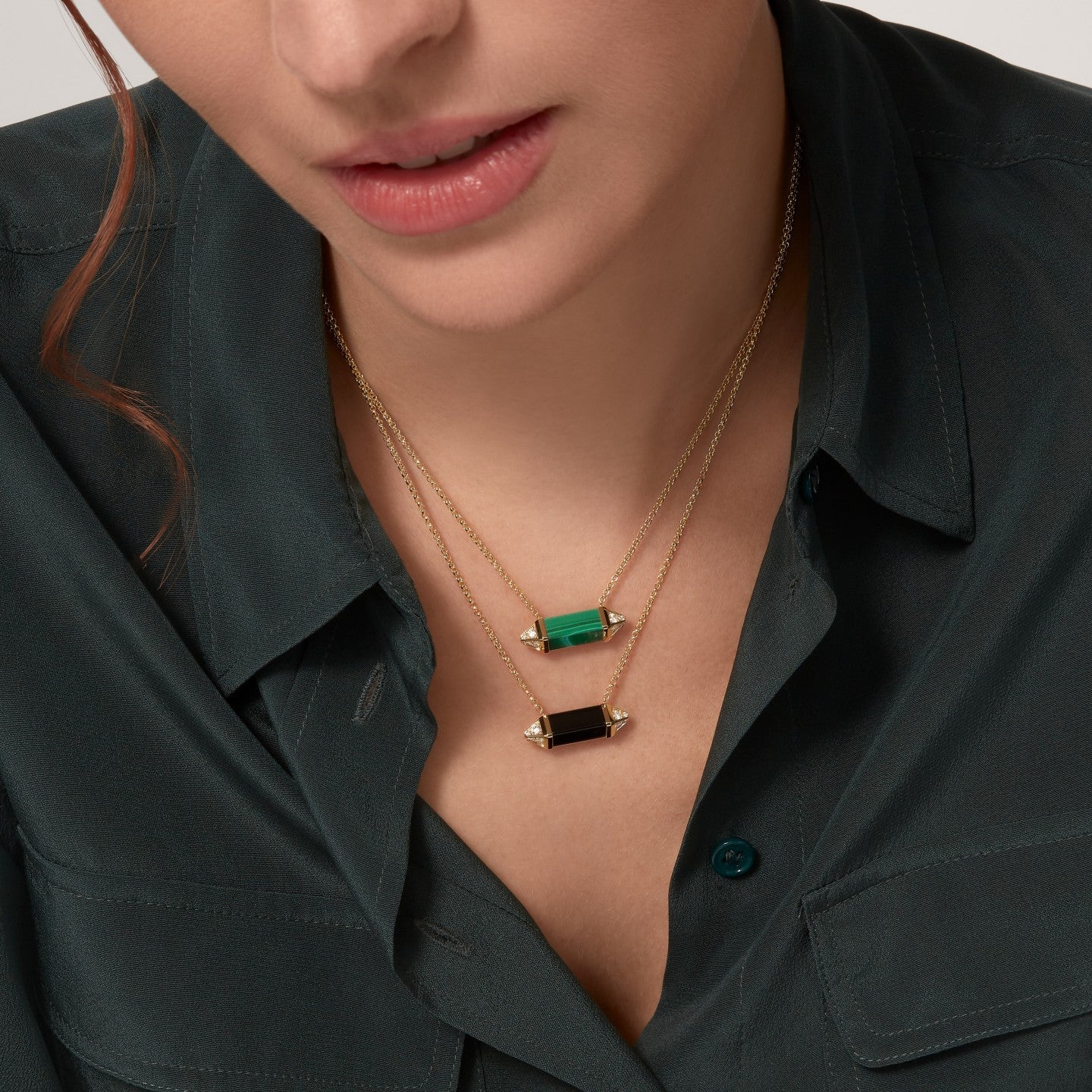 Pendentif Les Berlingots de Cartier, semi-pavé