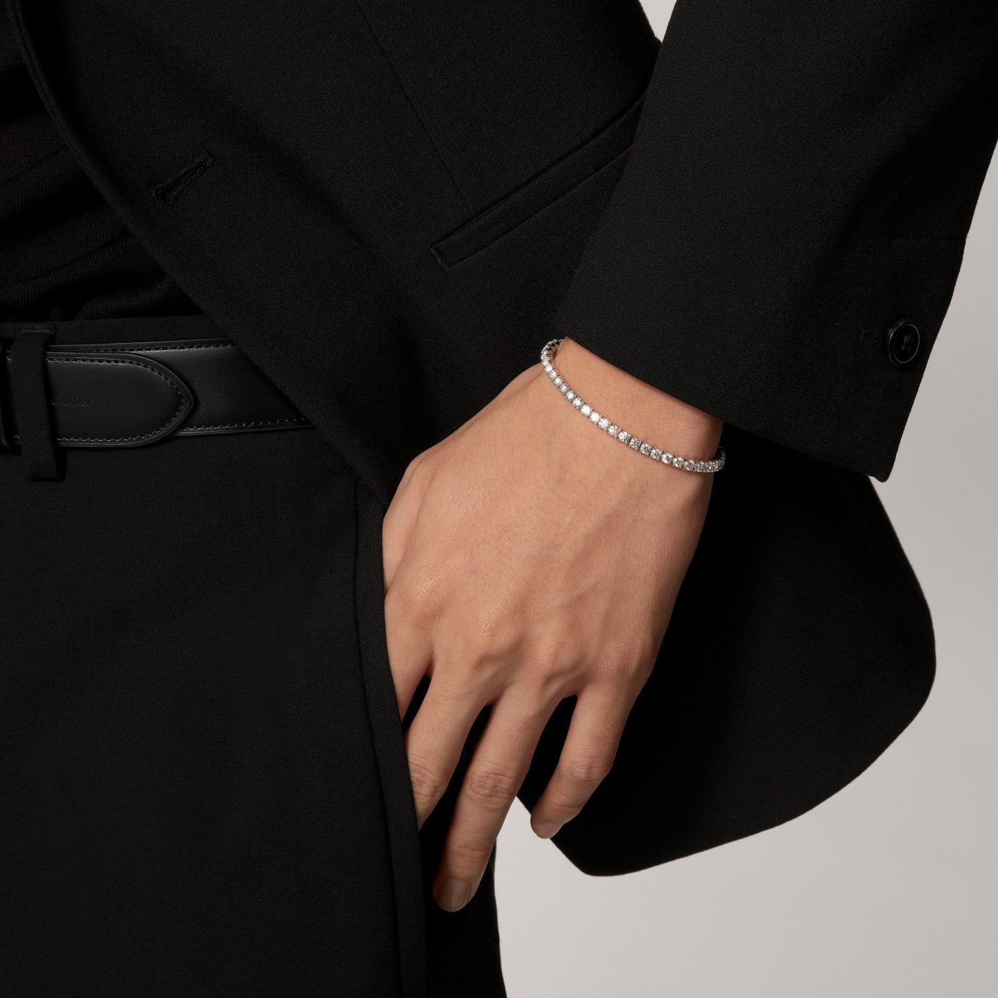 Bracelet Lignes Essentielles, diamants taille brillant