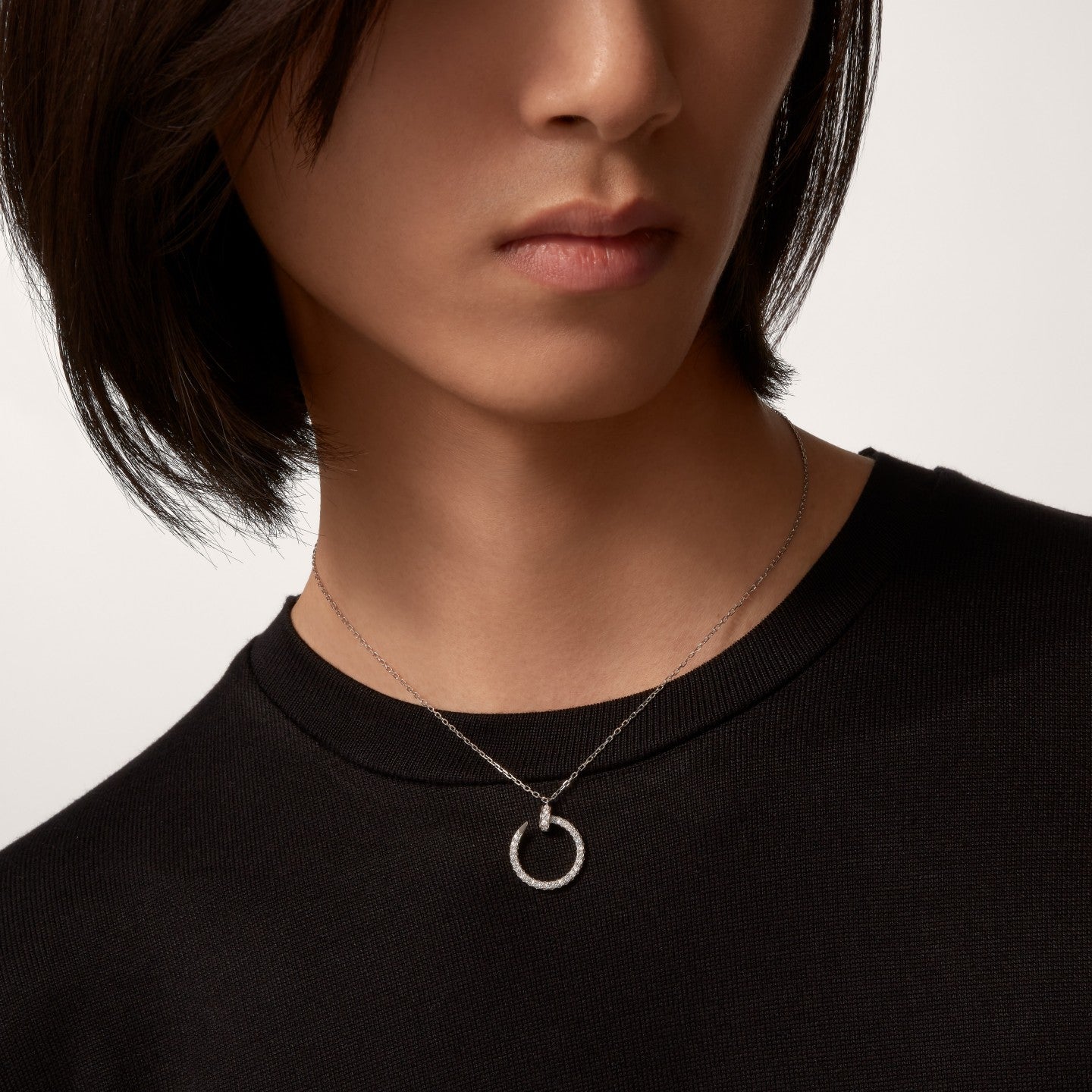 Pendentif Juste un Clou, diamants