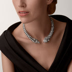 Collier torque Indomptables de Cartier, pavé