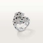 Bague Panthère de Cartier, articulée, pavée
