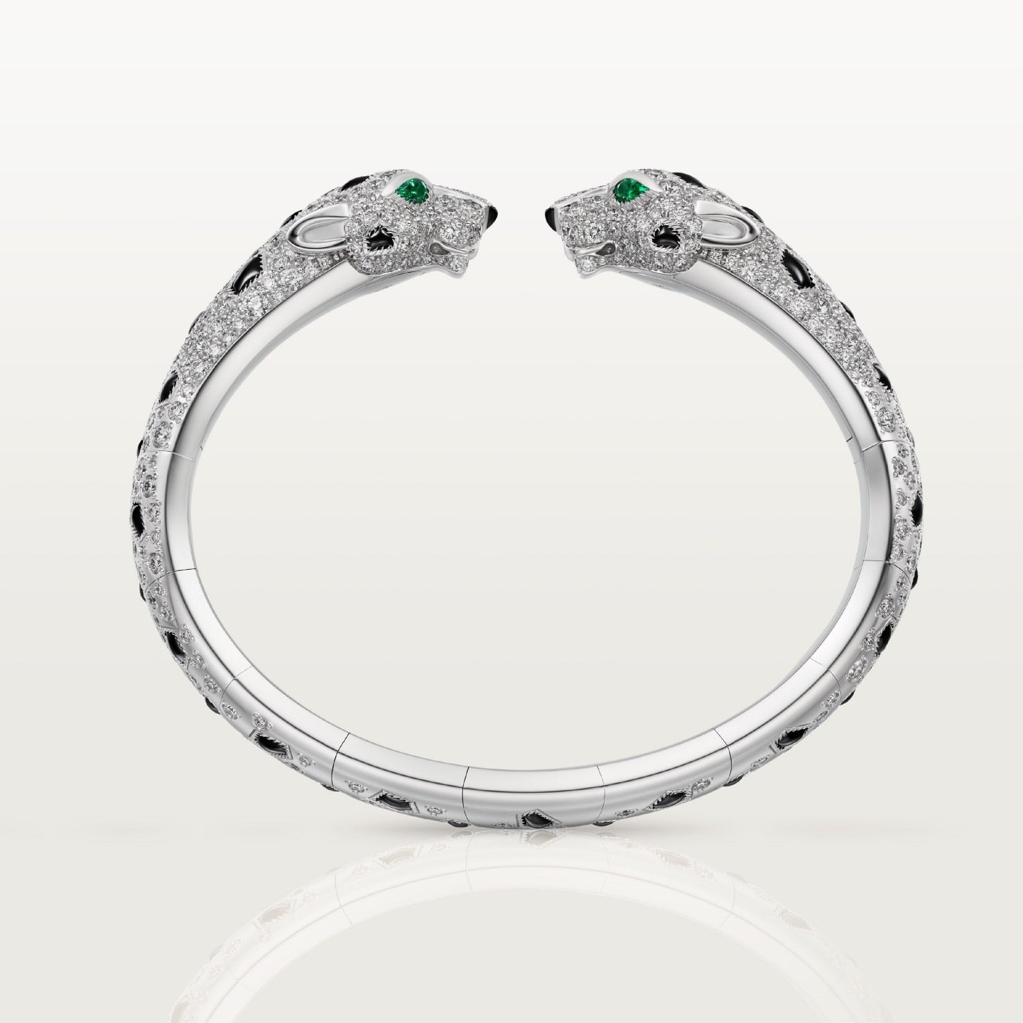 Bracelet Panthère de Cartier, articulé, pavé