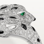 Bague Panthère de Cartier, articulée, pavée