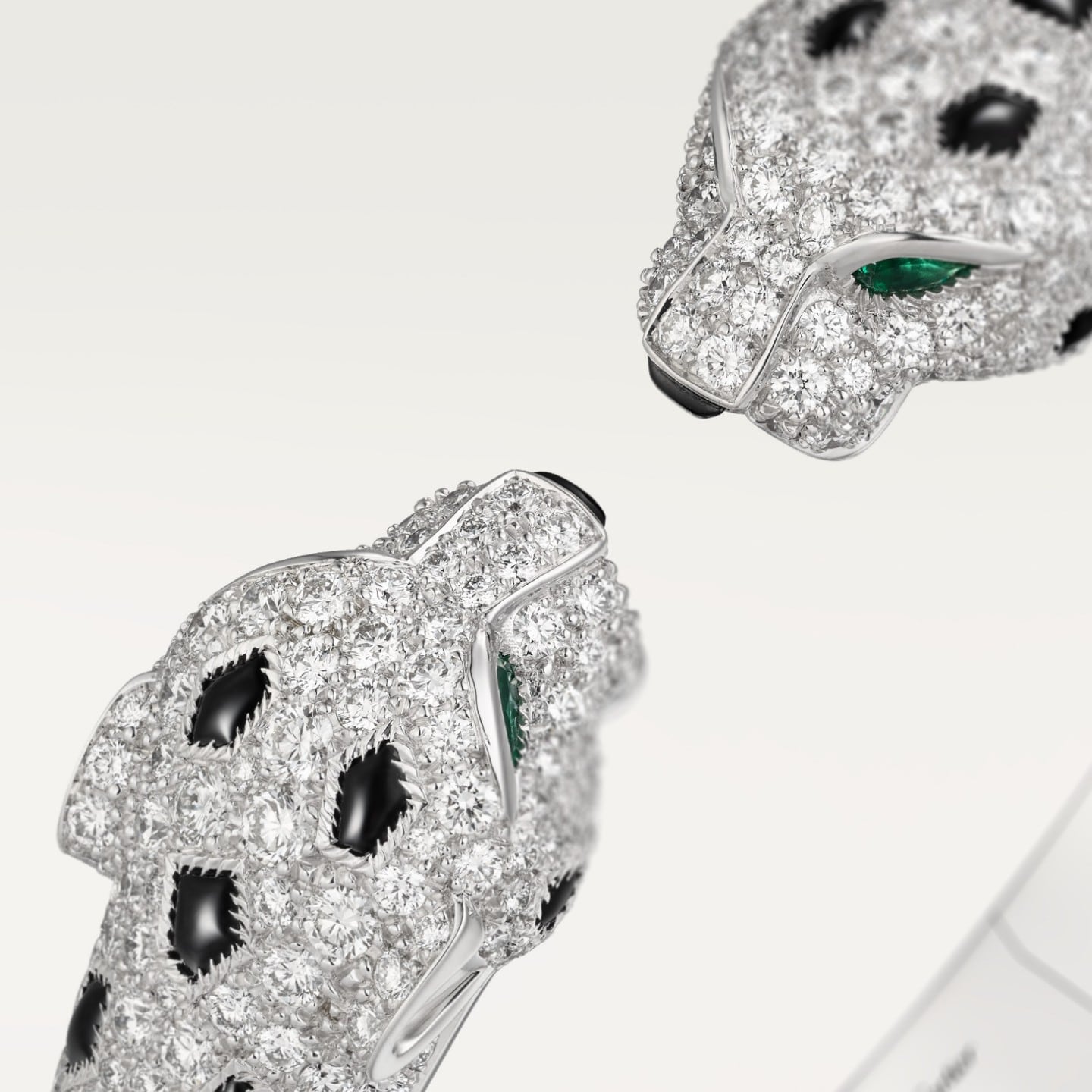 Bracelet Panthère de Cartier, articulé, pavé