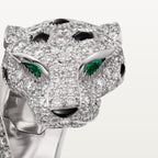 Bague Panthère de Cartier, articulée, pavée