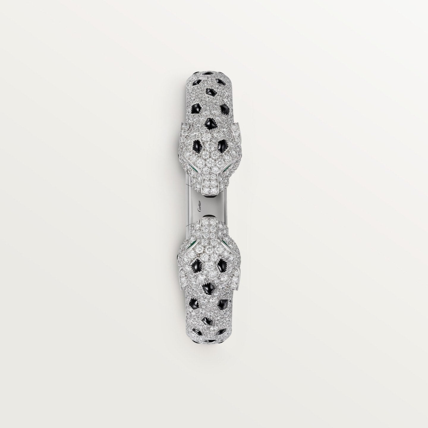 Bracelet Panthère de Cartier, articulé, pavé
