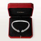 Collier torque Panthère de Cartier, articulé, pavé